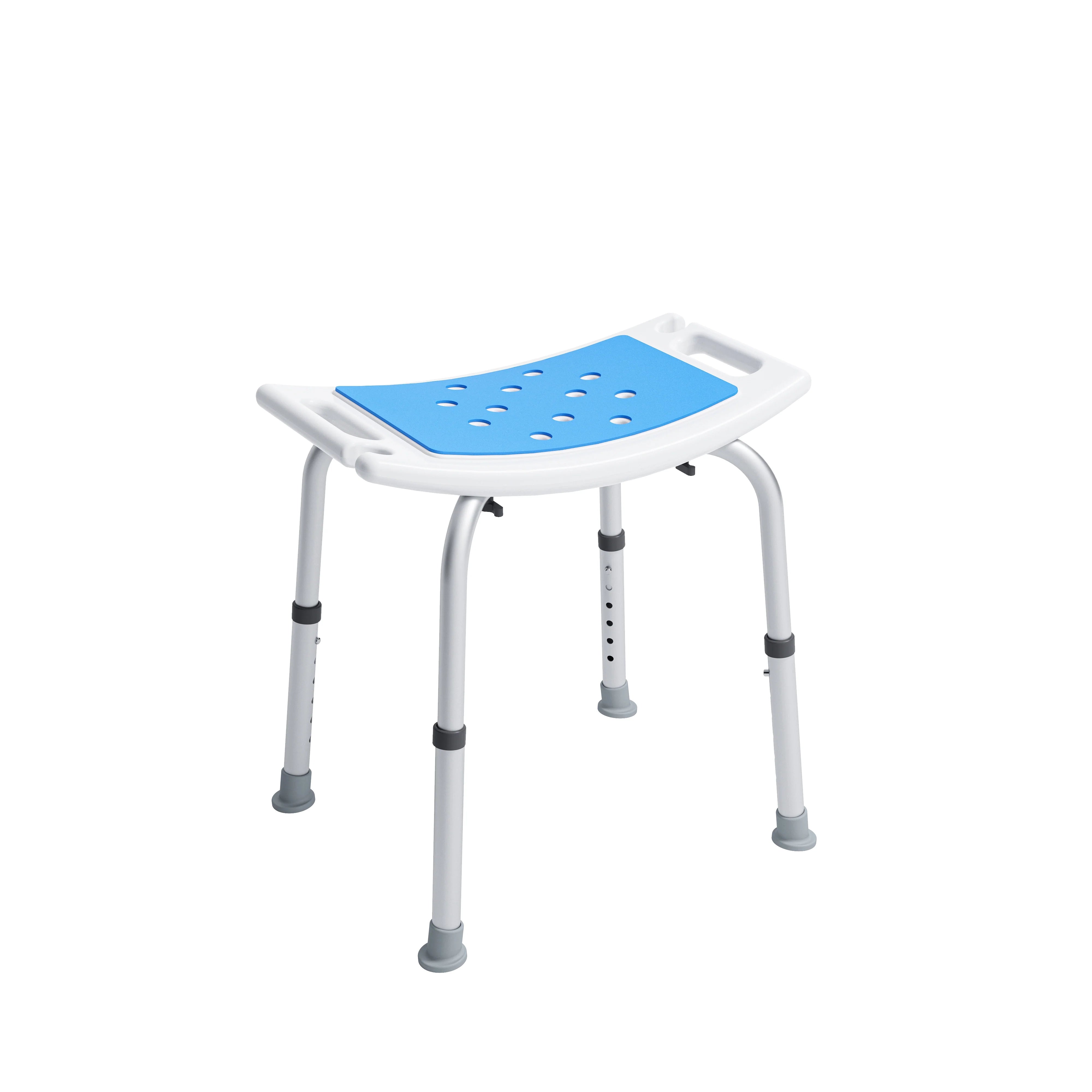 HOROW Shower Chair with Adjustable Height for Elderly – Safe & Comfortable Bath Seat