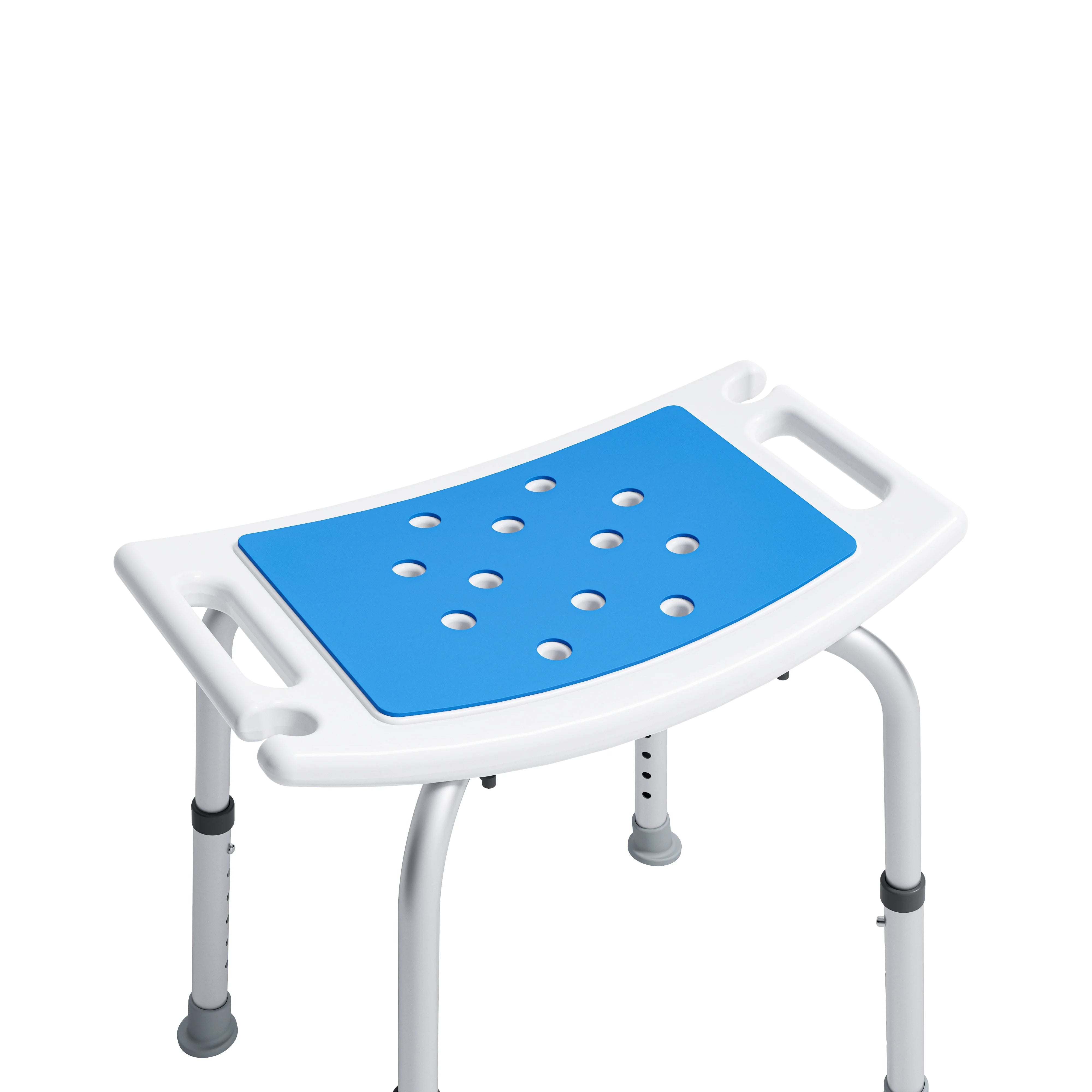 HOROW Shower Chair with Adjustable Height for Elderly – Safe & Comfortable Bath Seat