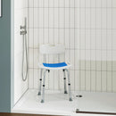 HOROW Shower Chair with Removable Backrest – Adjustable, Durable & Comfortable