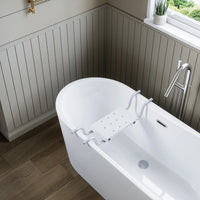 Bathtub Seat with Non-Slip Handles for Elderly – Safe & Comfortable Bath Chair
