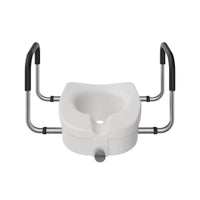 4.5-Inch Elongated Toilet Seat Riser with Arms – Elevated Toilet Seat for Safety & Comfort