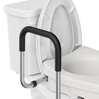 4.5-Inch Elongated Toilet Seat Riser with Arms – Elevated Toilet Seat for Safety & Comfort