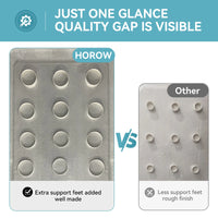 Shower Base with Chrome Left Drain and Seat Model SS6032-CH-L