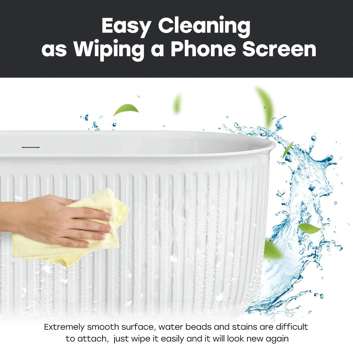 HOROW 59 Inch Acrylic Freestanding Tub Model ST59-CH HOROW