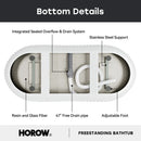 HOROW 59 Inch Acrylic Freestanding Tub Model ST59-CH