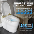 Best Quality HOROW T03G Smart Toilet with Golden Button for 12 Inch Rough In
