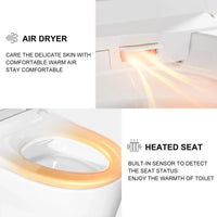 Latest HOROW T03 Tankless Smart Toilet with Power-Off Flush