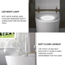Best Quality HOROW T03G Smart Toilet with Golden Button for 12 Inch Rough In
