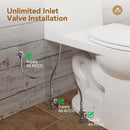 Single Flush Toilet with ADA Seat Height for 12 Inch Rough In Model T0352W