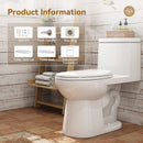 Single Flush Toilet with ADA Seat Height for 12 Inch Rough In Model T0352W