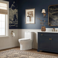 HOROW Dual Flush One Piece Toilet with Built in Child Seat and Rimless Bowl Model T0356W