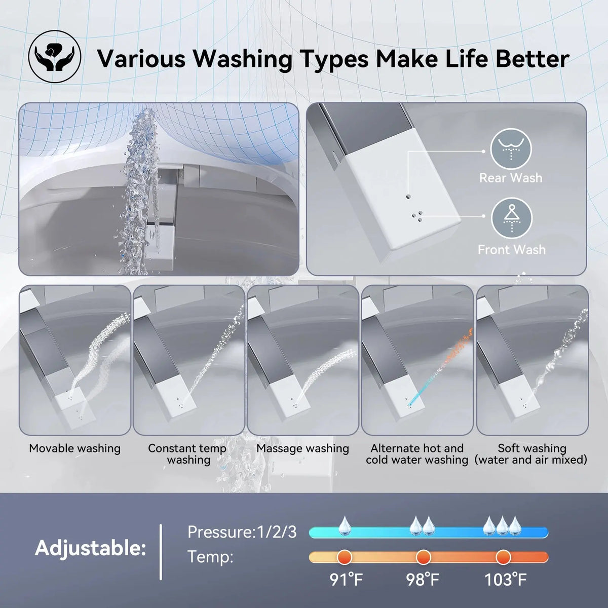 Can’t-Miss HOROW T03PL Bidet Toilet with Hands-Free & Auto Flush