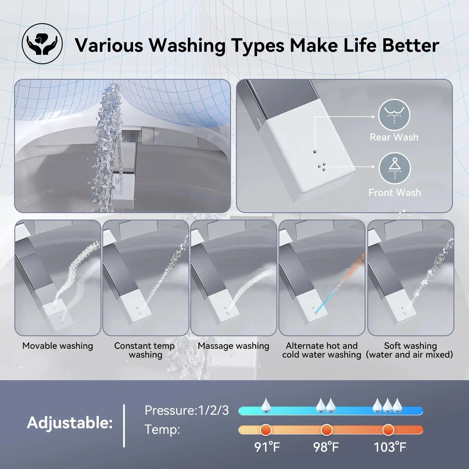 Can’t-Miss HOROW T03PL Bidet Toilet with Hands-Free & Auto Flush
