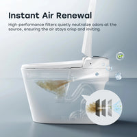 HOROW T39 Smart Toilet with Built-In Tank & Pump, ADA Height