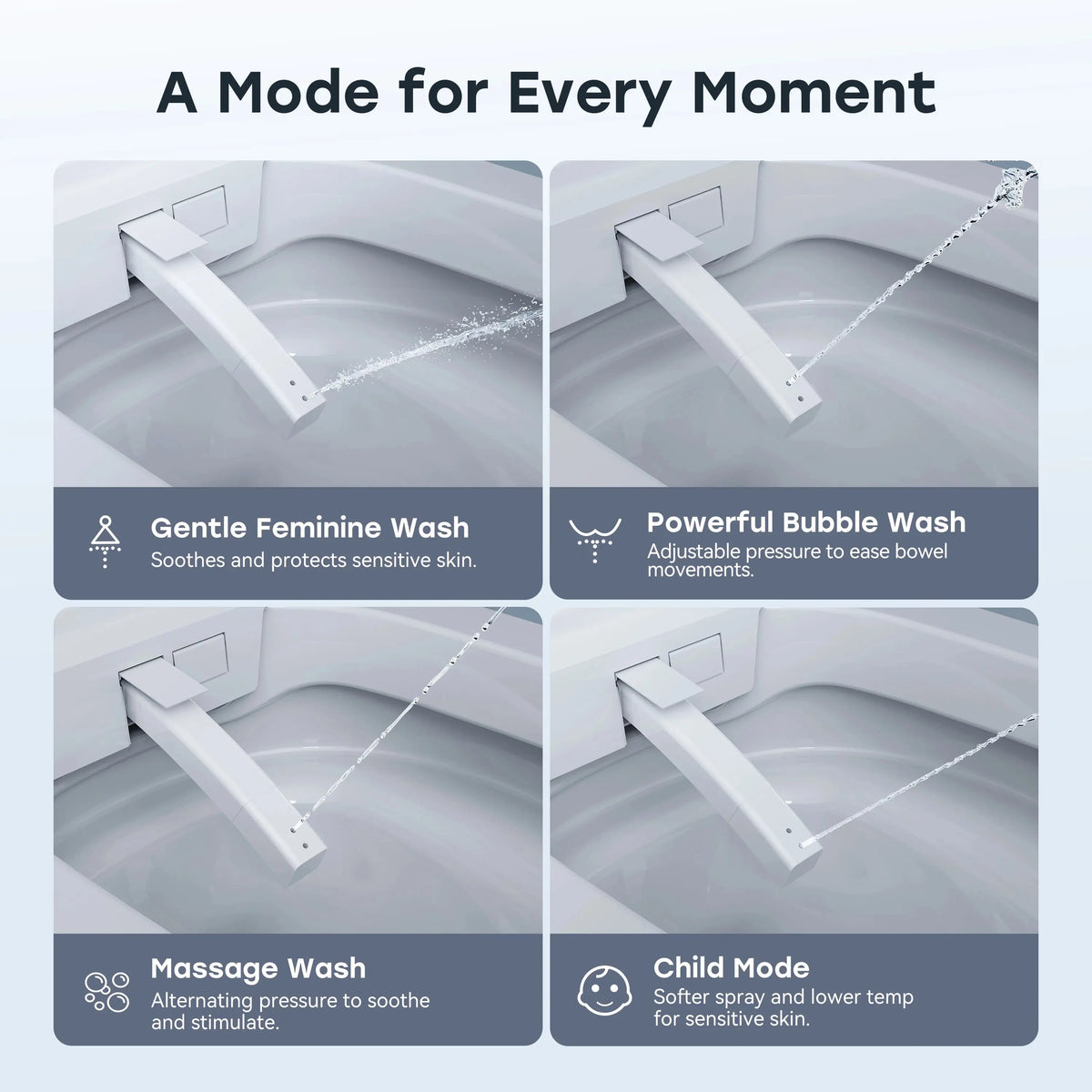 HOROW T39 Smart Toilet with Built-In Tank & Pump, ADA Height