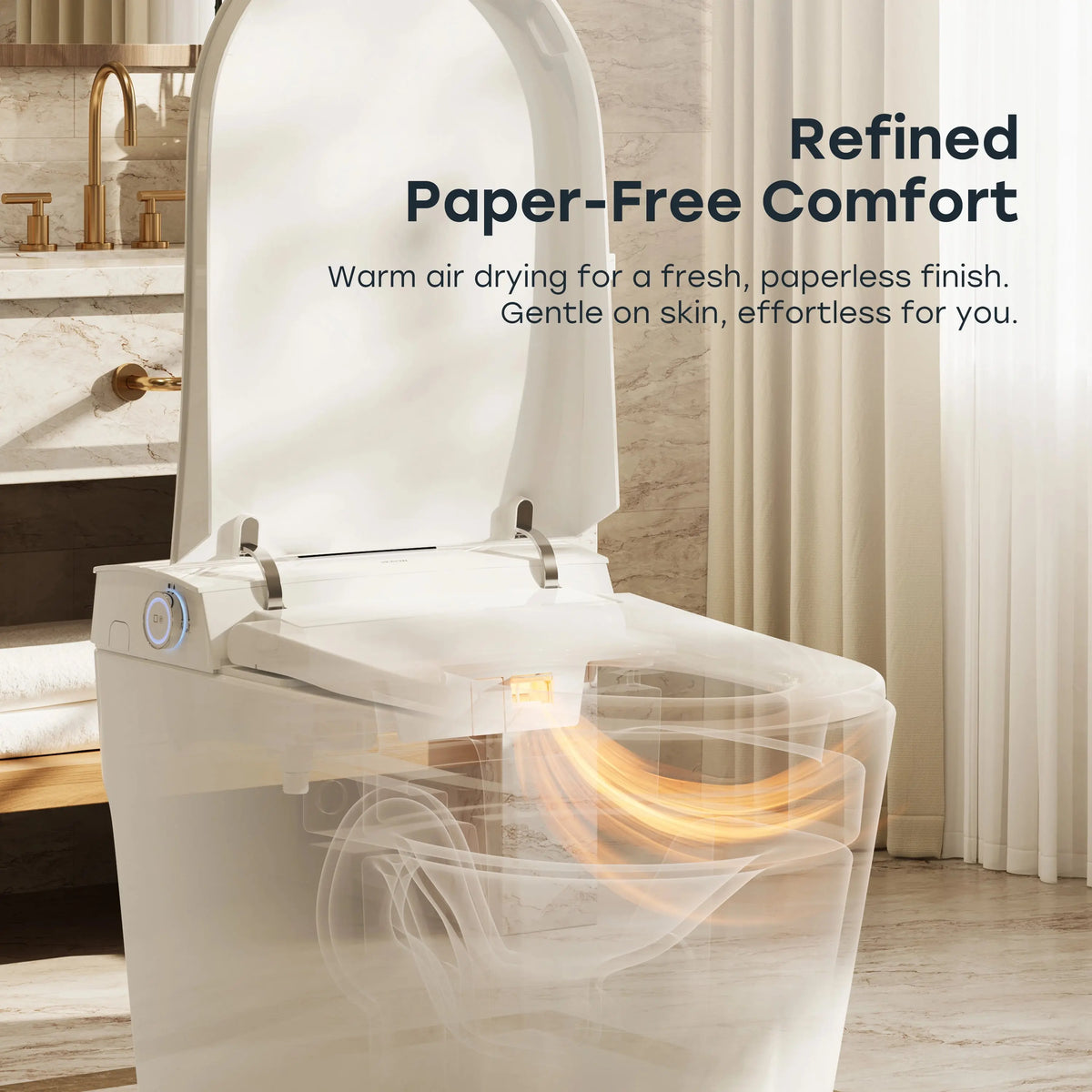 HOROW T39 Smart Toilet with Built-In Tank & Pump, ADA Height